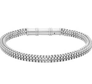 Fossil Armband Herren Edelstahl Silberfarbe - Bild 1 von 2
