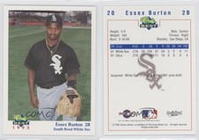 1992 Classic Best South Bend White Sox Essex Burton #20