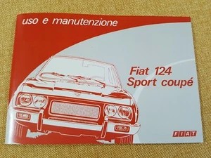 Uso e manutenzione Fiat 124 Sport Coupé III serie Owner's manual maintenance - Foto 1 di 4