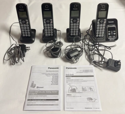 Panasonic Phone Model KX-TGD560 Cordless Chargeable Bluetooth Answering Machine - Image 1 of 4