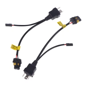 2pcs H4 Relay Wireharness For H4 Bulb Upgrade Bi LED&Xenon Projector Lense _wa - Picture 1 of 12