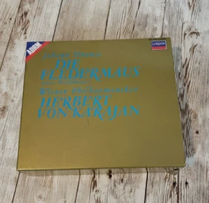 Die Fledermaus -Johann Strauss - Wiener Philharmoniker - 2 CD set with Book 1990 - Imagen 1 de 7