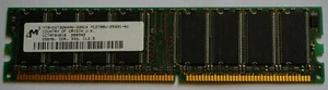 Micron MT8VDDT3264AG-335C4 (256 MB, PC2700 (DDR-333), DDR RAM, 266 MHz, DIMM 184 - Picture 1 of 1