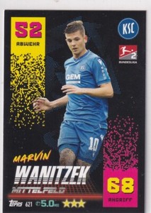 Topps Match Attax Bundesliga 22/23 No. 621 Marvin Wanitzek