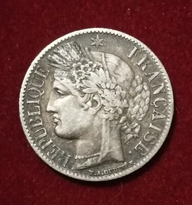 RARE **** 1 FRANC CERES 1849 A **** TTB+ - Imagen 1 de 2