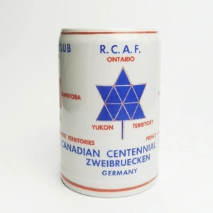 ~ Vintage ~ RCAF ~ 3 Wing ~ Canadian Centenniel Year ~ 1867 - 1967 ~ Stein Mug ~ - Picture 1 of 6