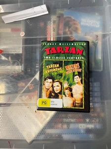 Tarzan - Johnny Weissmuller TARZAN TRIUMPHS & TARZAN’S DESERT MYSTERY DVD t495 - Picture 1 of 1