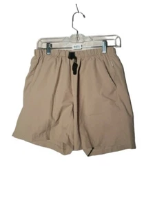 Avia Womens Athletic Khaki Shorts Brown Tennis Jogging Running Size Small - Picture 1 of 7