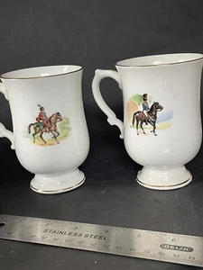 Tazas temáticas caballería británica de colección Crown Staffordshire Horse - Imagen 1 de 11