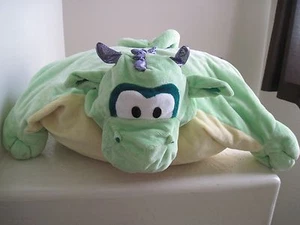 Kellytoy ALMOHADA GRANDE DRAGÓN VERDE 32" de peluche animal de peluche - Imagen 1 de 1