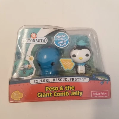 Bonecos Peso & The Giant Comb Jelly Octonauts novos no pacote 2013 Fisher Price - Imagem 1 de 4