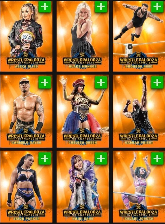 [DIGITAL] Topps Slam - Wrestlepalooza 25 S1 - Orange Light Show Motion - Pick - Image 1 of 1