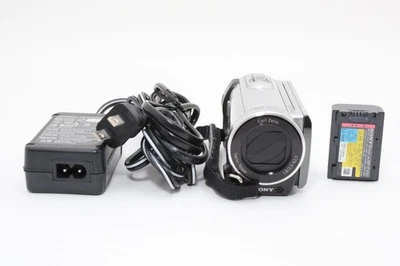 [Ex+4] Sony HDR-CX170 Handycam Camcorder HD Silver Digital Video Camera Japan - Image 1 of 4