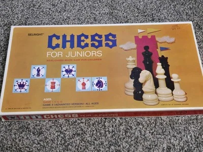 Chess for Juniors 1965 Selchow & Righter Game  - Image 1 of 4