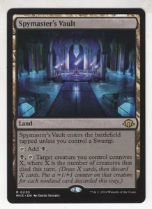 Magic The Gathering Modern Horizons 3 cartas raras #230 Spymaster's Vault - Imagen 1 de 1