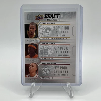 2009-10 Upper Deck Draft Edition #D-MFC Maynor / Flynn / Curry Draft Class - Image 1 of 4