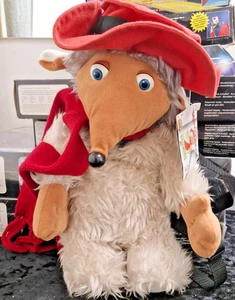 Mochila de felpa The Wombles Orinoco 15" vintage años 90 con etiqueta peluche - Imagen 1 de 5
