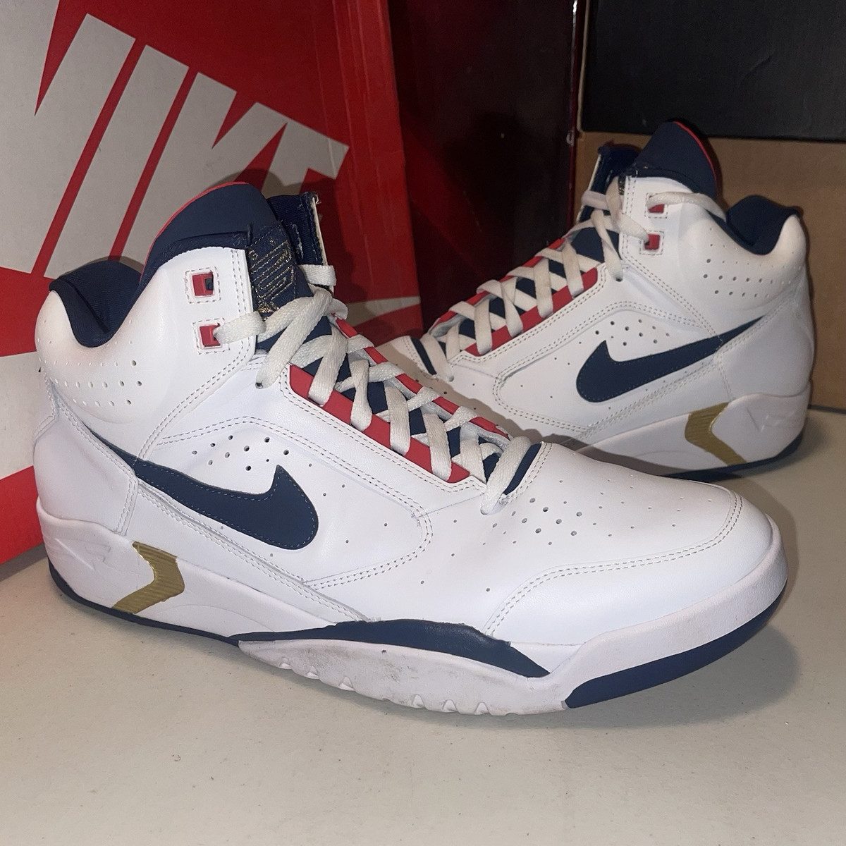 Nike Air Flight Lite Mid Olympic for Sale | Authenticity Nike Air Flight Lite Mid Olympic for Sale | Authenticity