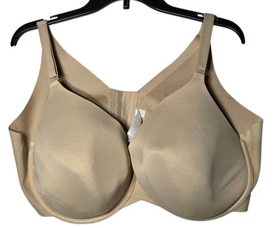 Cacique Beige Lightly Lined Full Coverage Bra Size 46DD Nude Neutral Solid Tan - Image 1 of 4