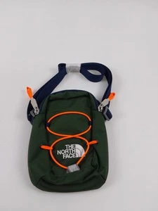 The North Face Jester TNF Crossbody Bag Pine Green Blue + Power Orange - Picture 1 of 2