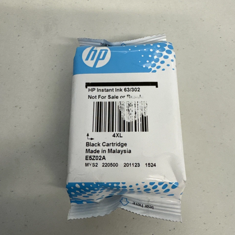 hp instant ink 63/302 Open Box - versiegelt - Bild 1 von 4