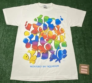 Vintage Herren Monterey Bay Aquarium T-Shirt M Medium - Bild 1 von 7