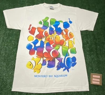 Vintage Men’s Monterey Bay Aquarium T Shirt M Medium - Image 1 of 4