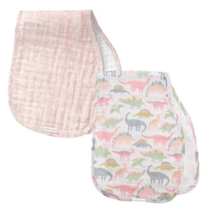 , Muslin Baby Burp Cloths, 2-Pack 100% Cotton,Burp Cloth for Baby Boys and Gi... - Picture 1 of 1