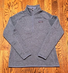 Patagonia Better Sweater 1/4 Zip Fleece Jacket Womens Large Blue - Picture 1 of 4