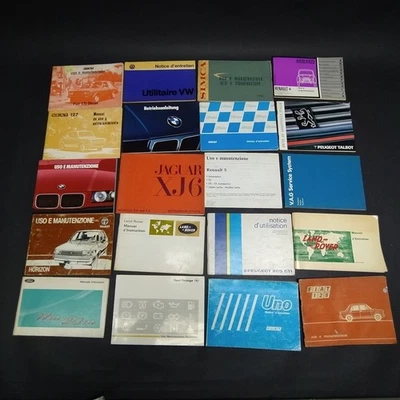20 libretti uso e manutenzione misti Jaguar, Paugeot,BMW. Conservazione mediocre - Immagine 1 di 3