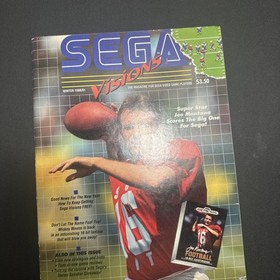 Sega Visions Magazine Winter 1990/1991 COMPLETE with Inserts + Cards!