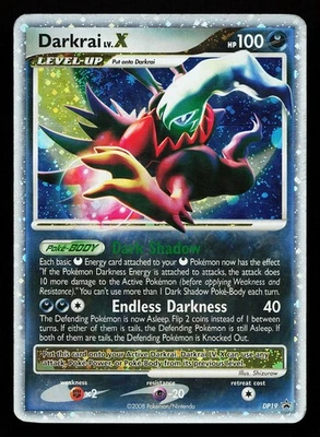 Darkrai LV.X DP19 Holo Diamond & Pearl Promo Pokémon Card creased - Image 1 of 2
