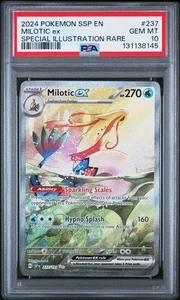 PSA 10 Milotic ex SIR Surging Sparks 237/191 Sv08 SV SSP EN 2024 Pokemon Card - Picture 1 of 2