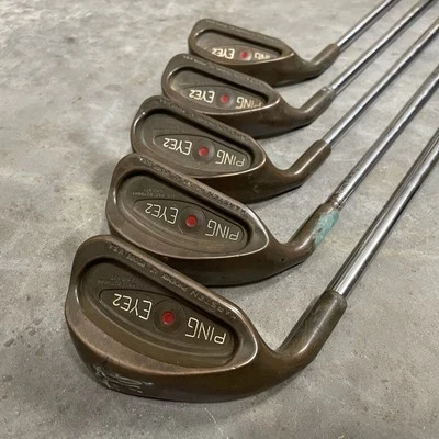 PING Eye 2 Beryllium Copper Irons 6-PW — Left Hand LH — Vintage BeCu USA - Image 1 of 4