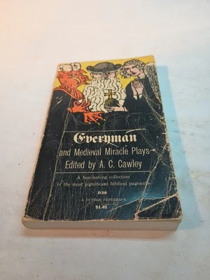 Everyman and Medieval Miracle Plays by AC Cawley 1959 Dutton Paperback - FLAW - Image 1 of 4