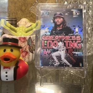 2025 Bowman Chrome MLB Baseball #GL20 James Wood Greatness Loading RC - Picture 1 of 2