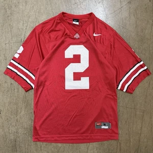 Ohio State Buckeyes #2 Mens Medium Red Football Jersey 1942 Alternate - Picture 1 of 9