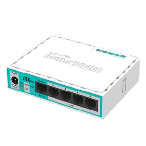 MikroTik RB750R2 hEX lite router (5) 10/100 porte RJ45 L4 - Foto 1 di 2