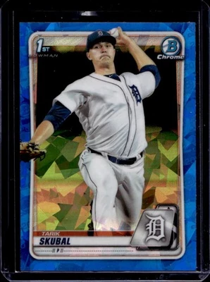 2020 Bowman Sapphire Tarik Skubal Chrome 1st Prospect #BCP-108 Tigers - Image 1 of 2