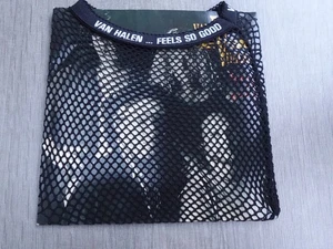 Van Halen FEELS SO GOOD 1989 UK 7" LTD ED. FISHNET P/S PLAYS  MINT MINUS HEAR - Picture 1 of 12