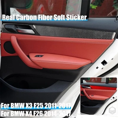 Accessories Door Handle Panel  Trim For BMW X3 F25 2011-2017 X4 F26 2014-2017 - Image 1 of 4