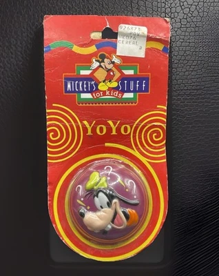 De colección Años 90 Mickey Stuff For Kids Goofy YoYo YoYo Deadstock Ja-Ru No. Paquete 690 Foto 1 de 4