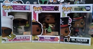 Funko Pop! Disney Princess And Frog Tiana, Mama Odie W/ Snake & Dr. Facilier - Picture 1 of 8