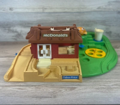 Vintage Fisher Price McDonalds Restaurant 1989 Little People #2552 Toy Playset - Image 1 of 4