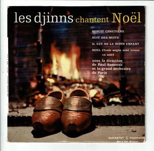 Les DJINNS 45T EP Chantent NOËL MINUIT CHRETIENS -NE DIVIN ENFANT THOMSON 460495 - Imagen 1 de 3
