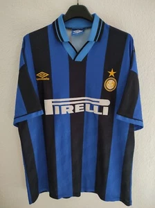 INTER MILAN 1995-1996 Pirelli shirt camiseta maillot trikot maglia XL - Picture 1 of 6