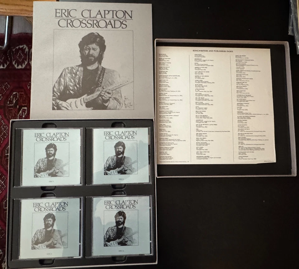 ERIC CLAPTON -- Crossroads -- 4 CD box set with booklet -- 73 songs FREE SHIP - Image 1 of 1
