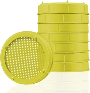 Plastic Sprouting Lids, Sprouting Jar Strainer Lid, for 86Mm Wide Mouth Mason Ja - Picture 1 of 7