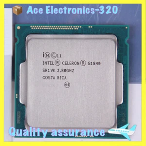 Intel Celeron Dual-Core G1840 1150 LGA (SR1VK) CPU Processor - Picture 1 of 2