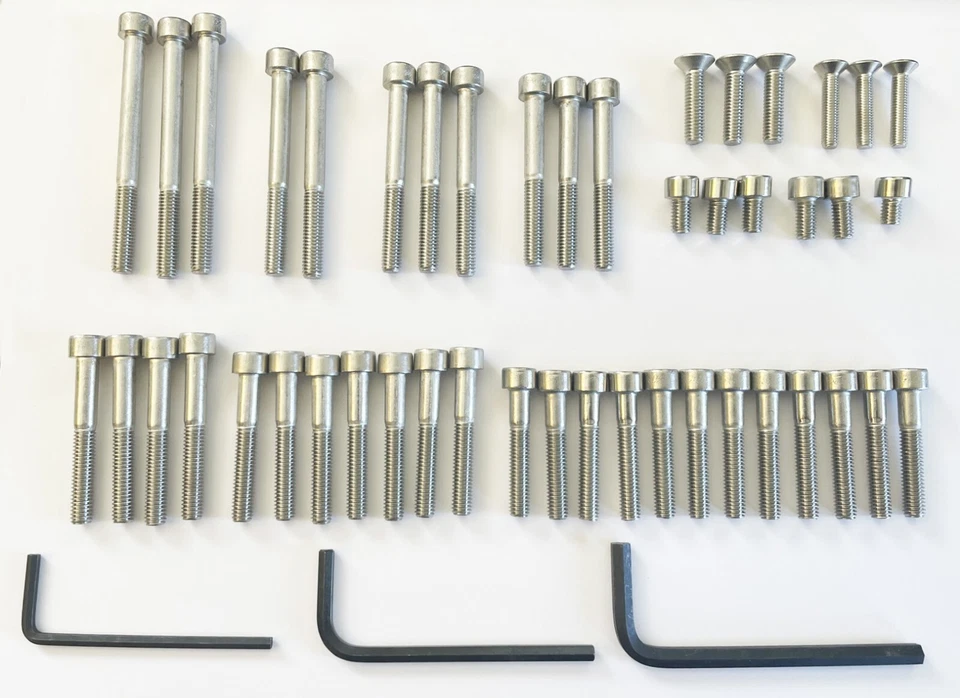Honda CB900C 1980-82 High Quality Stainless Steel Engine Cover Bolt Set NEW! Foto 1 de 1
